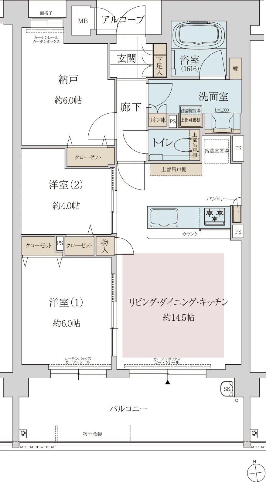 Ctype間取り図面