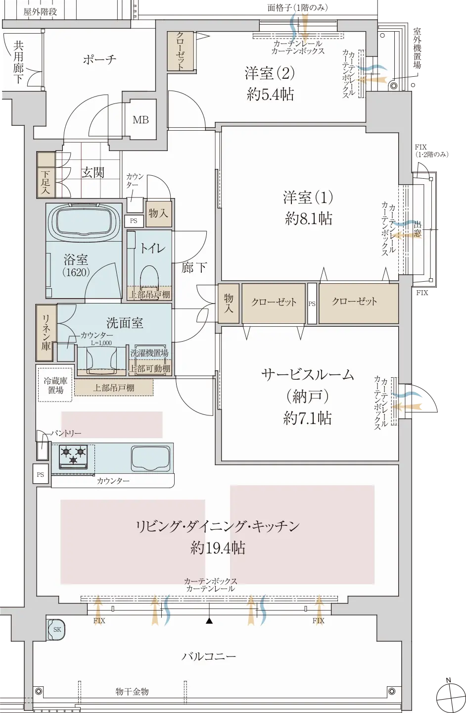 Etype間取り図面