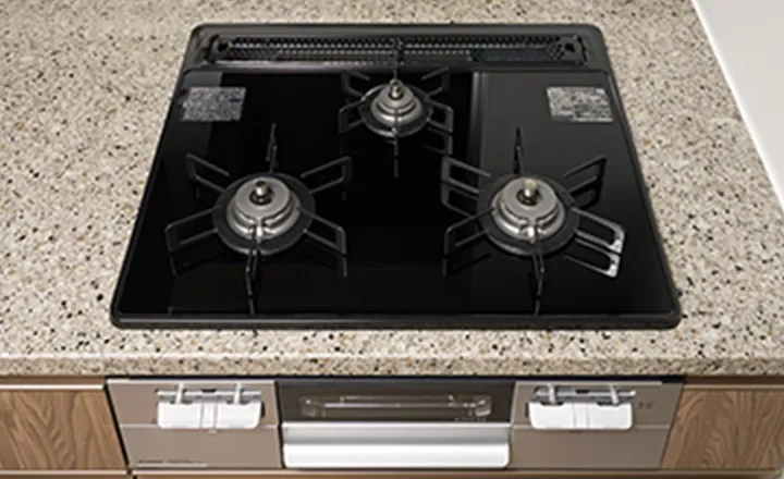 ガラストップコンロ