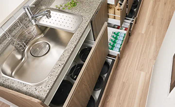 ソフトクローズキャビネット