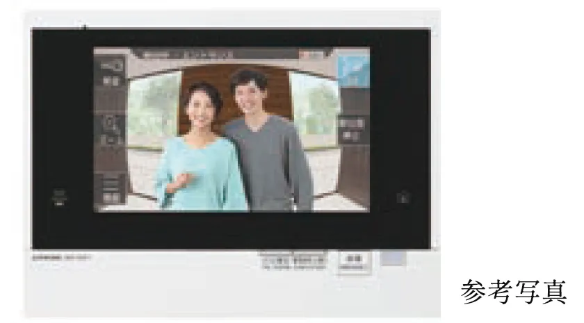 カラーモニター付ハンズフリーインターホン