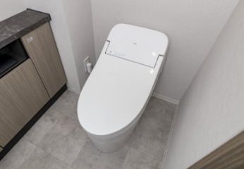 温水洗浄機能付暖房便座イメージ